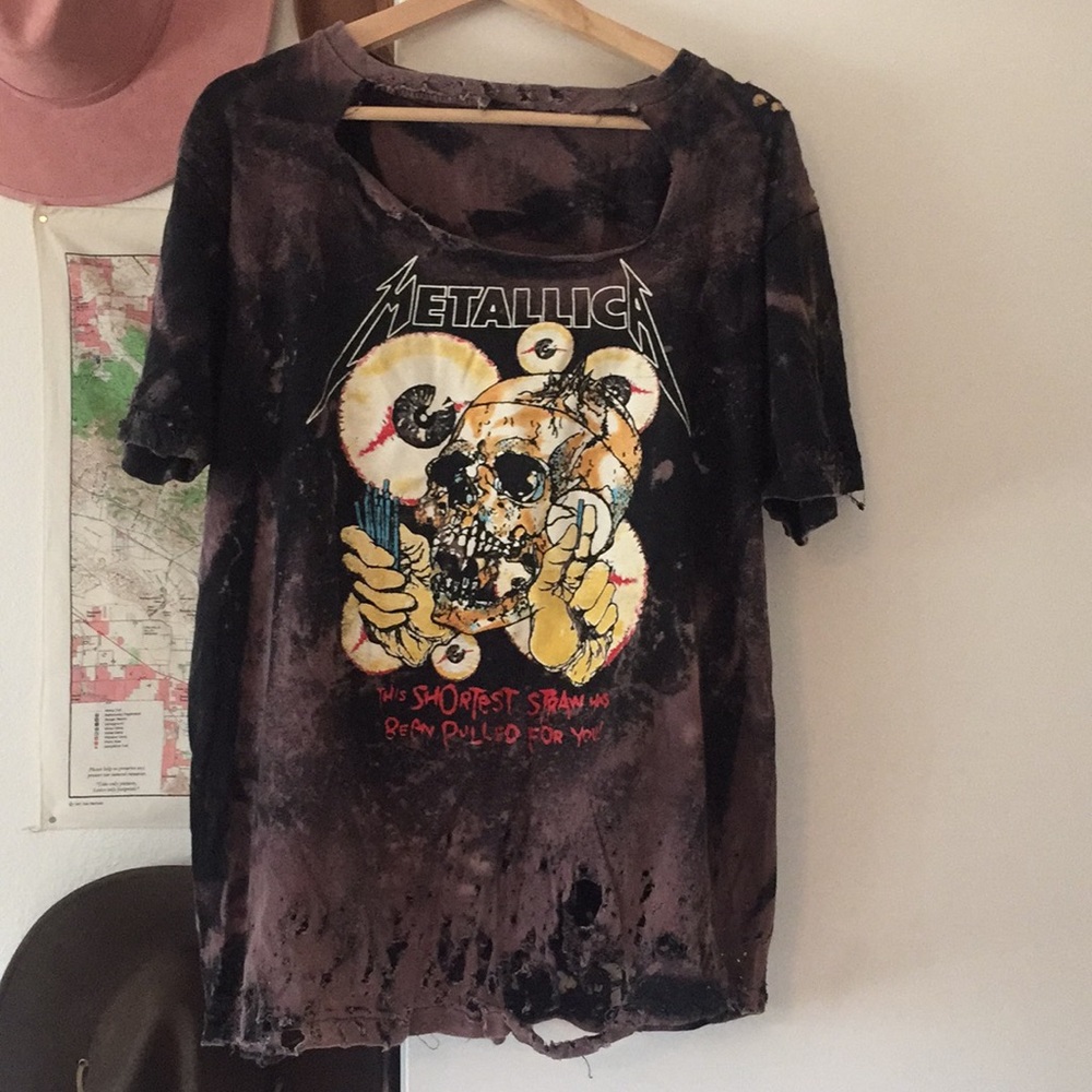 ⚡️ Metallica One of a kind VTG band t-shirt